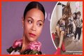 Fans Slam Zoe Saldana's Husband for Dressing like a Woman in Fishnet Tights on His 42nd B-Day